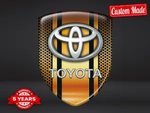 Toyota Pegatinas Autoadhesivas Acabado Exclusivo Etiquetas Lujo